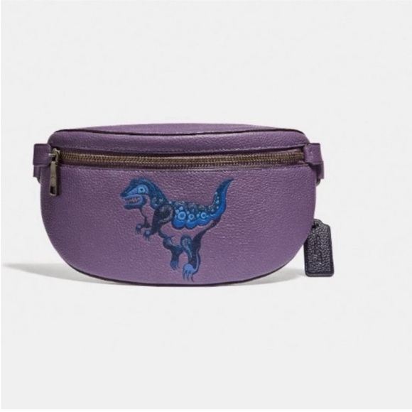 COACH Rexy Limited Edition Purple Messenger Waist bag 💜 Very Rare , BRAND New - Picture 10 of 11